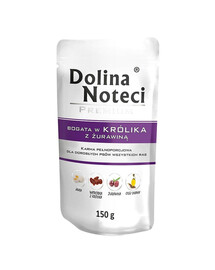 DOLINA NOTECI Premium Riche pour lapin aux canneberges 150g