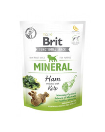 BRIT Care Dog Functional Snack Mineral Ham Puppy - avec jambon et algues pour chiot - 150 g