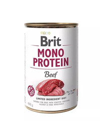 BRIT Mono Protein Beef -  nourriture monoprotéique viande de bœuf - 400 g