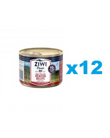 ZIWIPEAK Cat Pâtée pour chat à la viande de venaison 12 x 185g