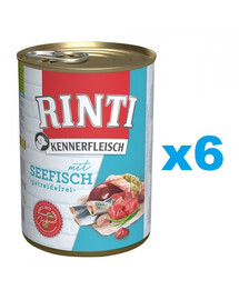 RINTI Kennerfleisch Sea Fish - Poissons de mer - 6x400 g