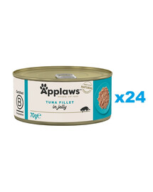 APPLAWS Cat Tin - Filet de thon en gelée - 24x70g