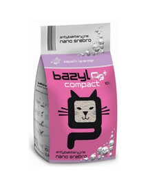 BAZYL Ag+ Compact Lavender 20L litière pour chat