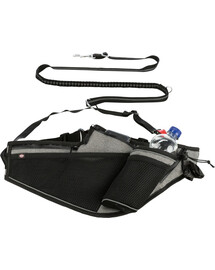 TRIXIE Ceinture de course à pied avec laisse pour chiens