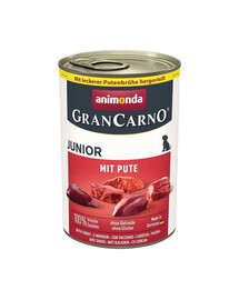 ANIMONDA Grancarno Junior dinde pour chiots 400 g