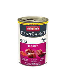 ANIMONDA GranCarno Adult Boeuf et Coeurs 400g