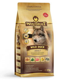 WOLFSBLUT Wild Duck Adult nourriture sèche pour chiens avec canard et pommes de terre 12.5 kg