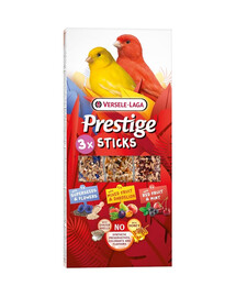 VERSELE-LAGA Prestige Sticks 3 flacons différents pour les canaris 90g