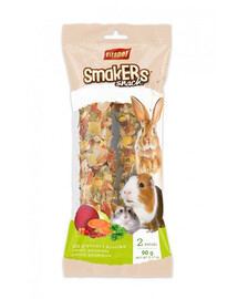 VITAPOL Smakers végétal pour rongeurs et lapins 90 g
