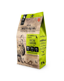 WIEJSKA ZAGRODA Canard avec poire croquettes M 2 kg