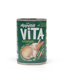 COMFY APPETIT VITA Superfood Lapin 400g aliments monoprotéiques pour chiens
