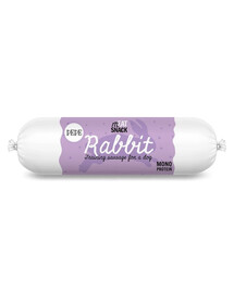 PAKA ZWIERZAKA PEPE Meat Snack Saucisse de lapin pour chiens 200g