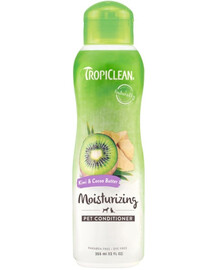 TROPICLEAN Kiwi Cocoa Butter Moisturizing Conditioner 355ml Conditionneur hydratant pour chiens et chats