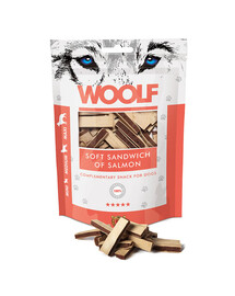 WOOLF Soft Sandwich Of Salmon Sandwichs moelleux au saumon 100g