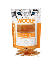 WOOLF Chicken With Seafood Poulet aux fruits de mer 100g