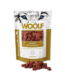 WOOLF Rabbit Chunkies Morsures de lapin 100g