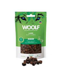 WOOLF Soft Cubes Lamb Monoprotein Cubes d'agneau moelleux 100g