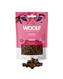 WOOLF Soft Cubes Salmon Cubes de saumon moelleux 100g