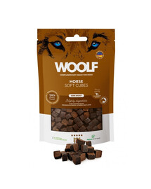 WOOLF Soft Cubes Horse Monoprotein Cubes de viande de cheval tendre 100g
