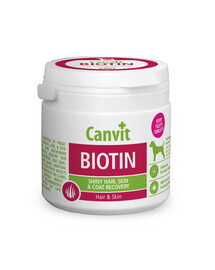 CANVIT Dog Biotin 230g supplément pour la peau et le pelage