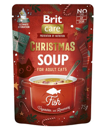 BRIT Care Cat Christmas soup fish 75 g soupe festive au saumon nourriture pour chats