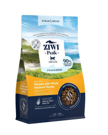 IWIPEAK Cat Steam & Dried Croquettes pour chat au poulet et au maquereau 800g