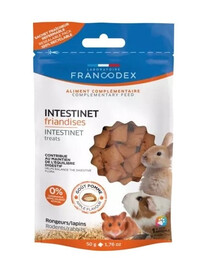 FRANCODEX Intestinet friandises pour rongeurs et lapins 50 g