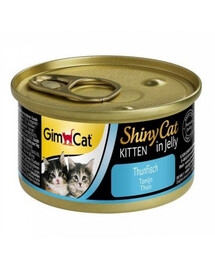 GIMCAT Shiny Cat Kitten Tuna 70 g thon en gelée pour chatons