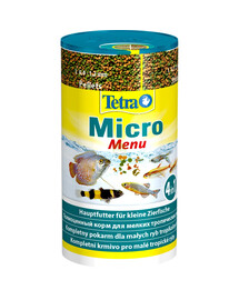 TETRA Micro Menu - 4 types de nourriture pour les poissons tropicaux - 100 ML