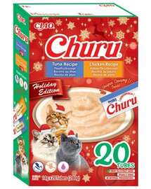 INABA Cat HOLIDAY BOX Set de friandises de Noël pour chats