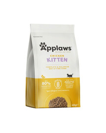 APPLAWS Cat Dry Kitten - Poulet sans céréales pour chatons - 400g