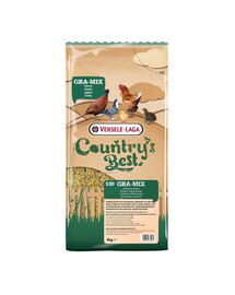 VERSELE-LAGA Country's Best Gra-Mix Ardennes 4kg mélange pour volailles d'ornement avec du maïs concassé, des graines de tournesol et des pois