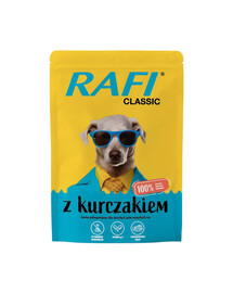 RAFI Classic nourriture humide au poulet pour chiens 400g
