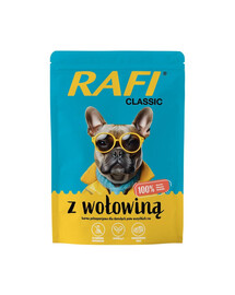 RAFI Classic nourriture humide au boeuf pour chiens 400g
