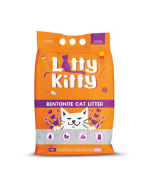 LITTY KITTY Bentonite Litière bentonitique au parfum de lavande 10 l (8 kg)