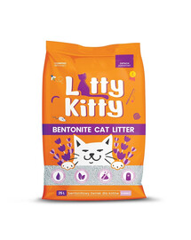 LITTY KITTY Bentonite Litière bentonitique au parfum de lavande 25 l (20 kg)