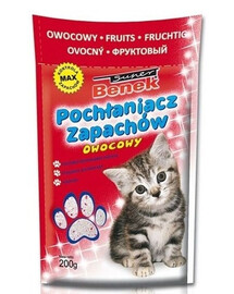 BENEK Désinfectant/absorbant d'odeur au parfum de fruit 200 g