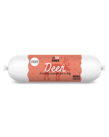 PAKA ZWIERZAKA PEPE Meat Snack Saucisse de cerf pour chiens 200g