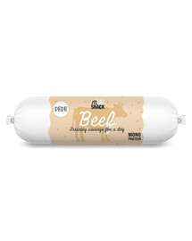 PAKA ZWIERZAKA PEPE Meat Snack Saucisse de bœuf pour chiens 200g