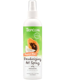 TROPICLEAN Papaya Mist Deodorizing Spray 236ml spray rafraîchissant pour chiens et chats
