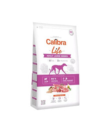 CALIBRA Dog Life Adult Large Breed Lamb - Agneau pour chiens de grandes races - 12 kg