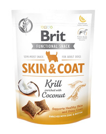 BRIT Care Dog Functional Snack Skin&Coat Krill 150g krill pour le pelage
