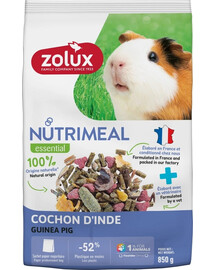 ZOLUX NUTRIMEAL 4 Mélange alimentaire pour cochons d'Inde 850 g