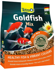 TETRA Pond Goldfish Mix 4 L Nourriture pour poissons rouges dans un bassin