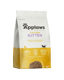 APPLAWS Cat Dry Kitten - Poulet sans céréales pour chatons - 2 kg