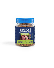 SIMPLY FROM NATURE Smart Bites - Friandises à base de viande d'oie pour chiens - 130 g