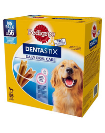 PEDIGREE DentaStix - traitement dentaire pour chiens de grandes races - 56 pièces. 8x270g