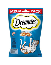 DREAMIES Mega Pack Délicieuse friandise pour chats au saveur de saumon 180g