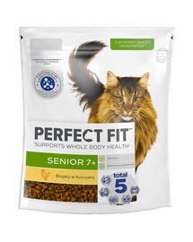 PERFECT FIT (Senior 7+) 750  Riche en poulet - nourriture sèche pour chats âgés