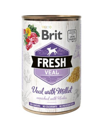 BRIT FRESH veal & millet 400 g veau et millet